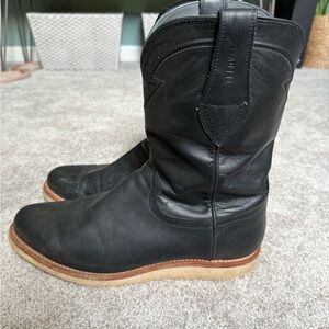 Tecovas Black Leather Western Boots